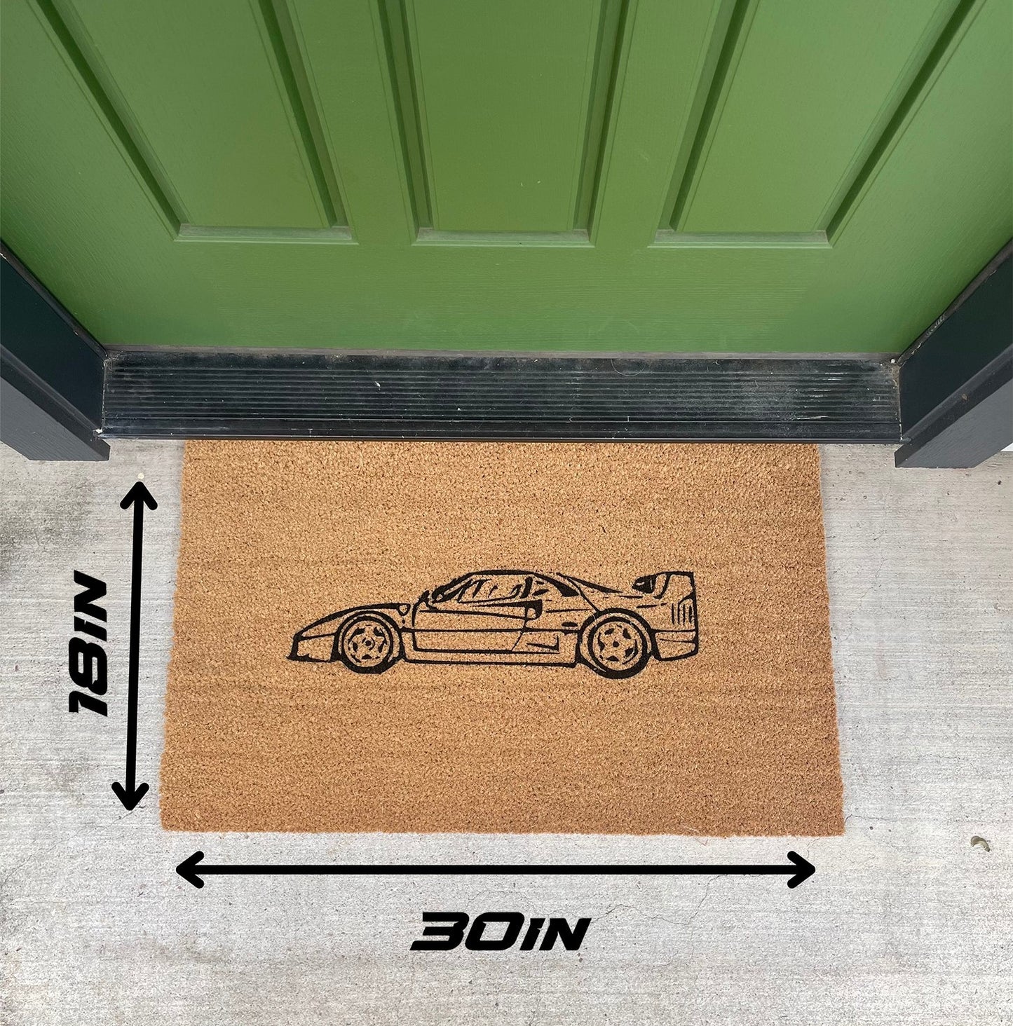 Mclaren 720s Welcome Door Mat