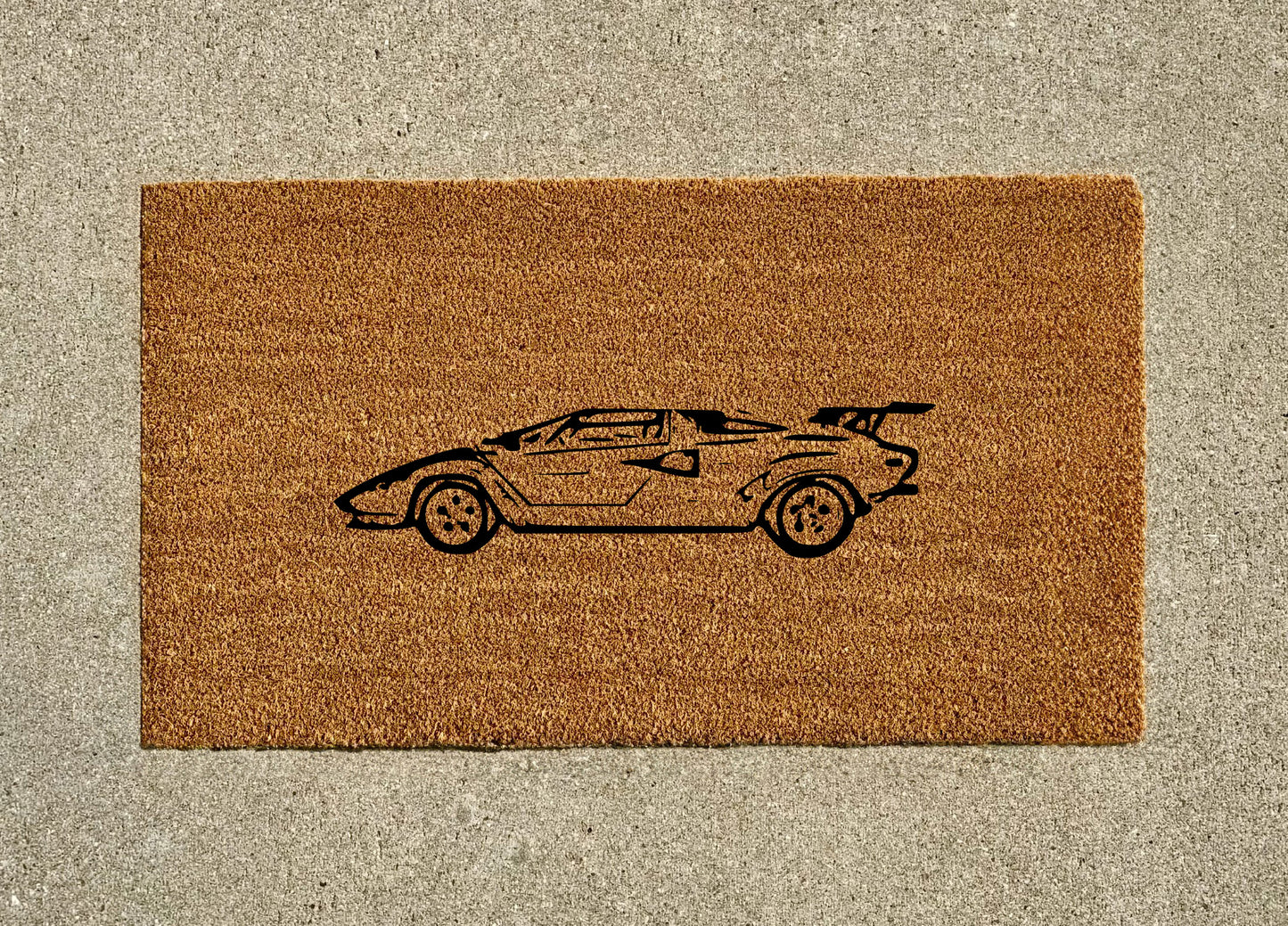 Lamborghini Countach Welcome Door Mat