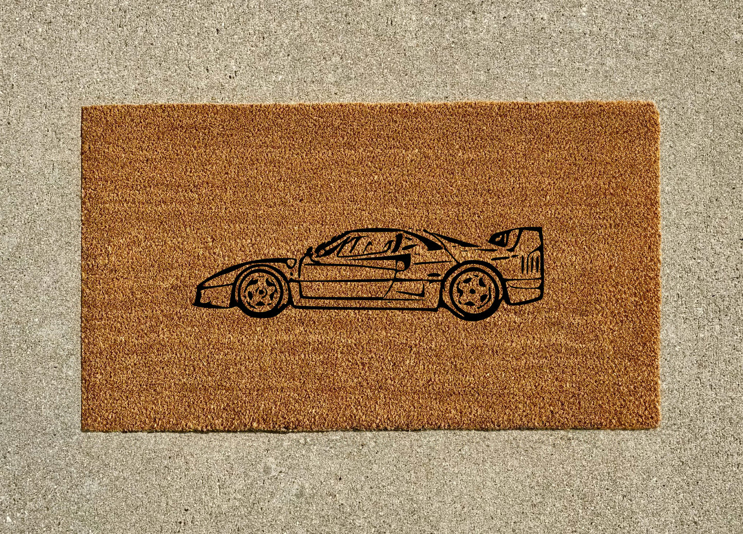 Ferrari F40 Welcome Door mat