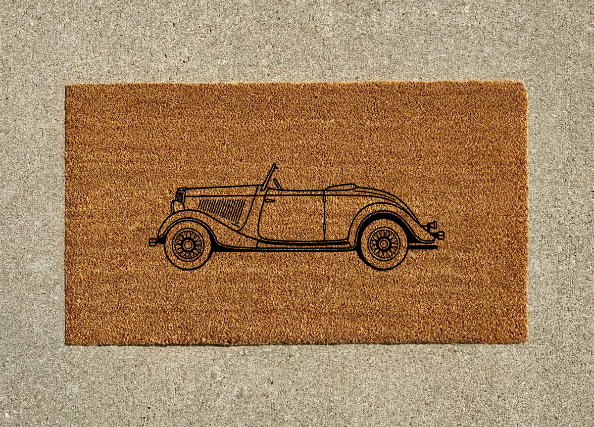 1934 Ford Roadster Welcome Door Mat