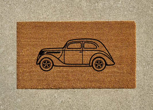 1937 Street Rod Welcome Door Mat