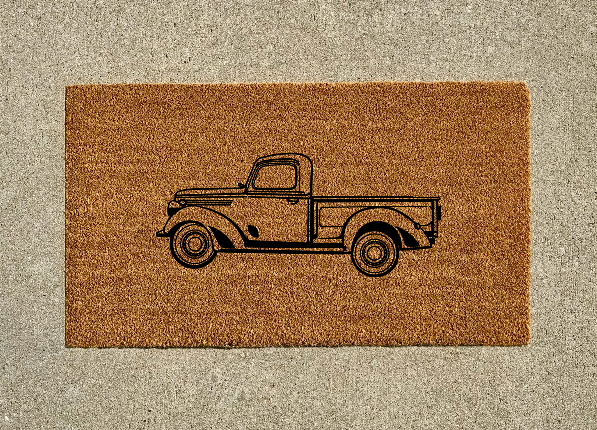 1938 Ford Truck Welcome Door Mat
