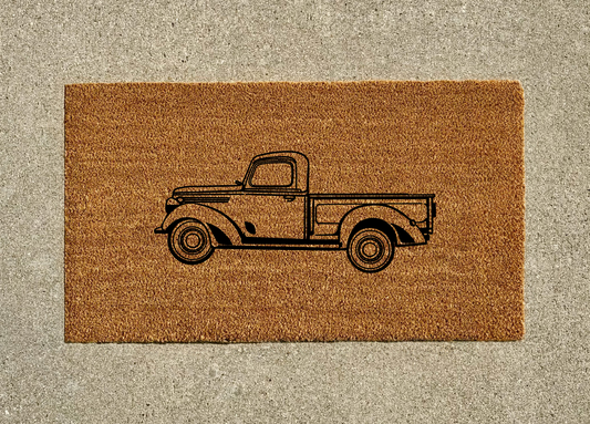 1938 Ford Truck Welcome Door Mat