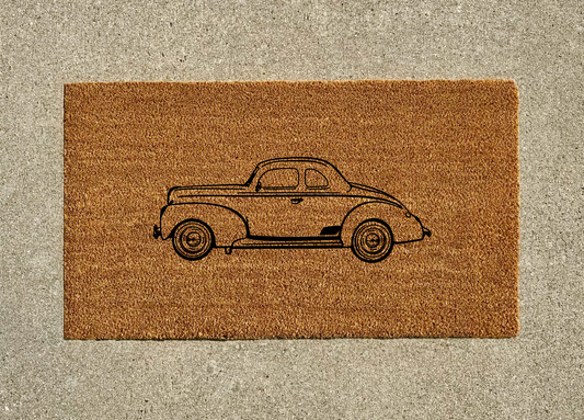 1940 Ford Coupe Welcome Door Mat