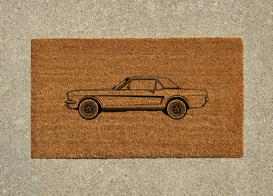 1965–1966 Ford Mustang Coupe Welcome Door Mat
