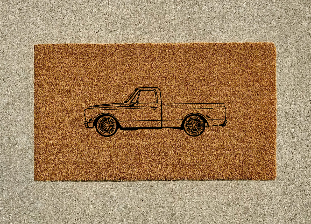 1967 Chevrolet C10 Fleetside Welcome Door Mat