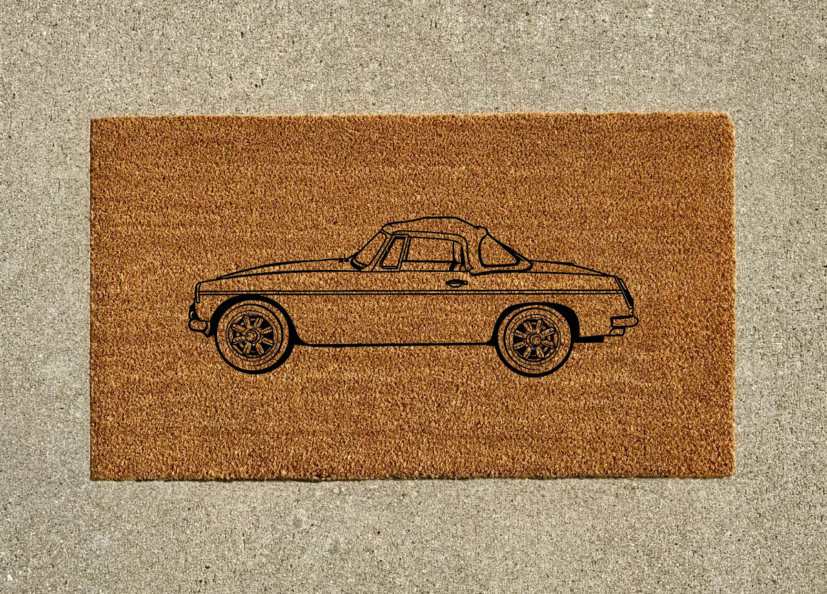 1969 MG MGC Welcome Door Mat