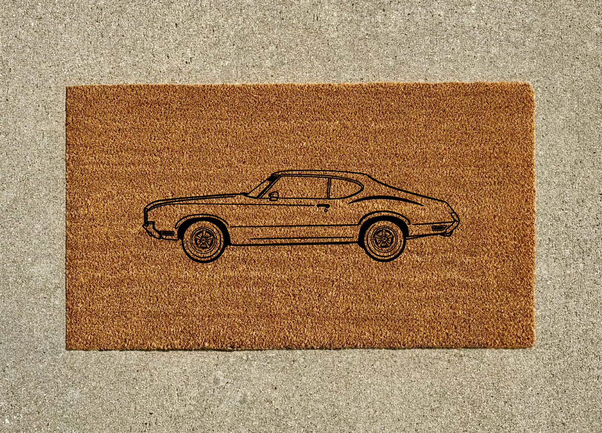 1972 Oldsmobile Coupe Welcome Door Mat