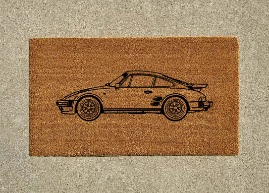 1988 Porsche 930 Slantnose Welcome Door Mat