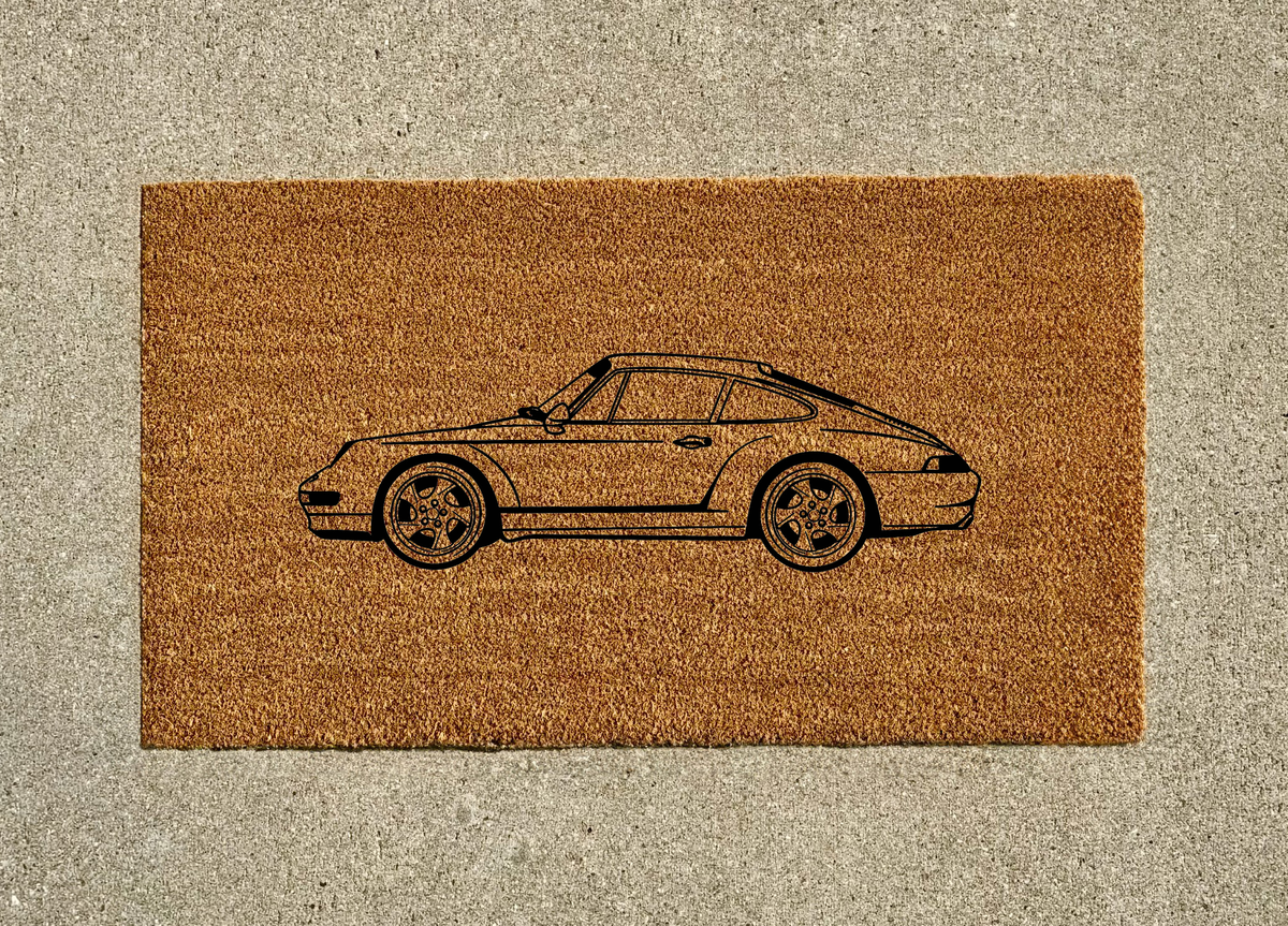 1998 Porsche 993 Carrera Coupe Welcome Door Mat