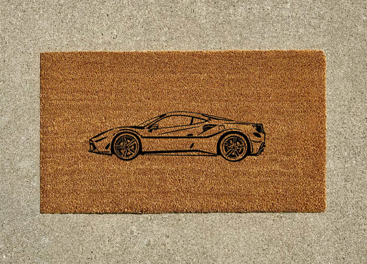 Ferrari 488 Welcome Door Mat