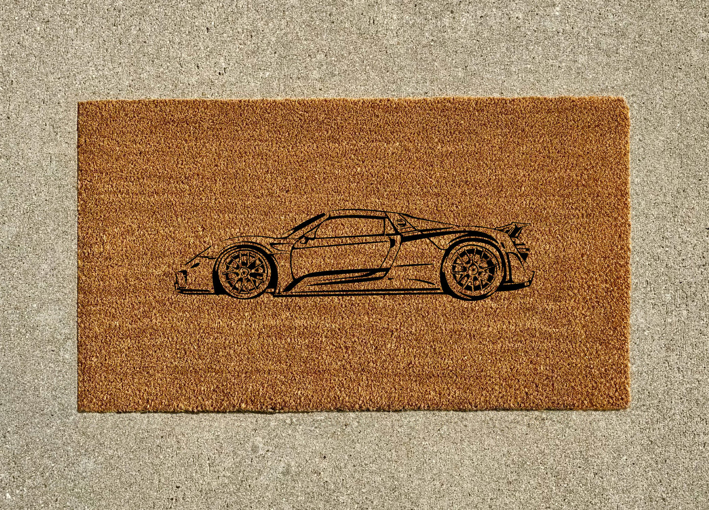 Porsche 918 Welcome Door Mat