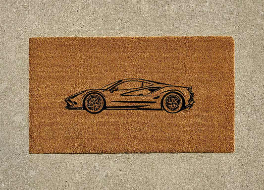 Ferrari F8 Welcome Door Mat