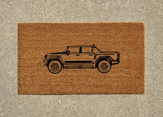 Hummer EV Welcome Door Mat