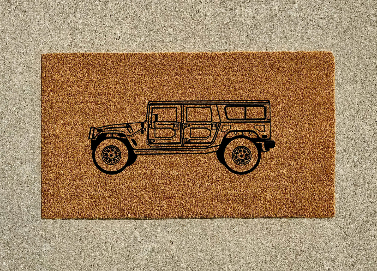 Hummer H1 Welcome Door Mat