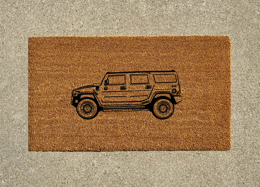 Hummer H2 Welcome Door Mat