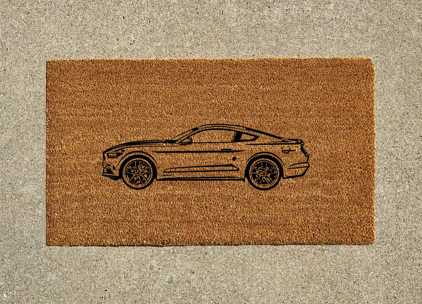 Ford Mustang Welcome Door Mat