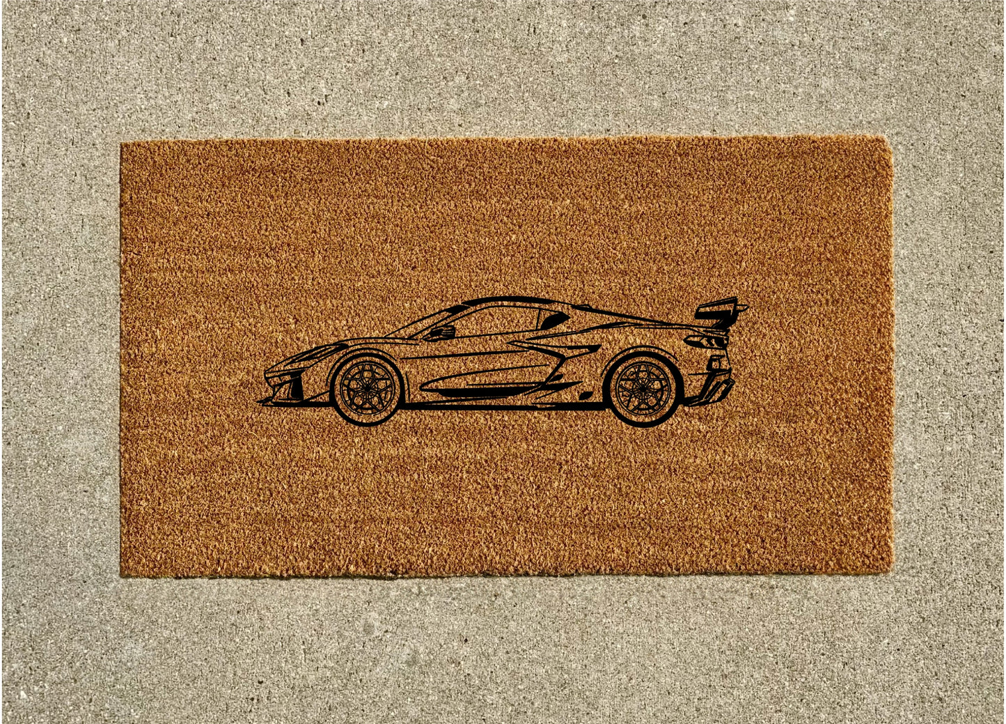 Chevrolet Corvette C8 ZR1 Welcome Door Mat