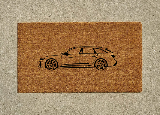 Audi RS6 Welcome Door Mat