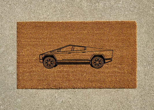 Tesla Cybertruck Welcome Door Mat