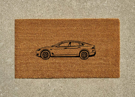 Tesla Model S Welcome Door Mat