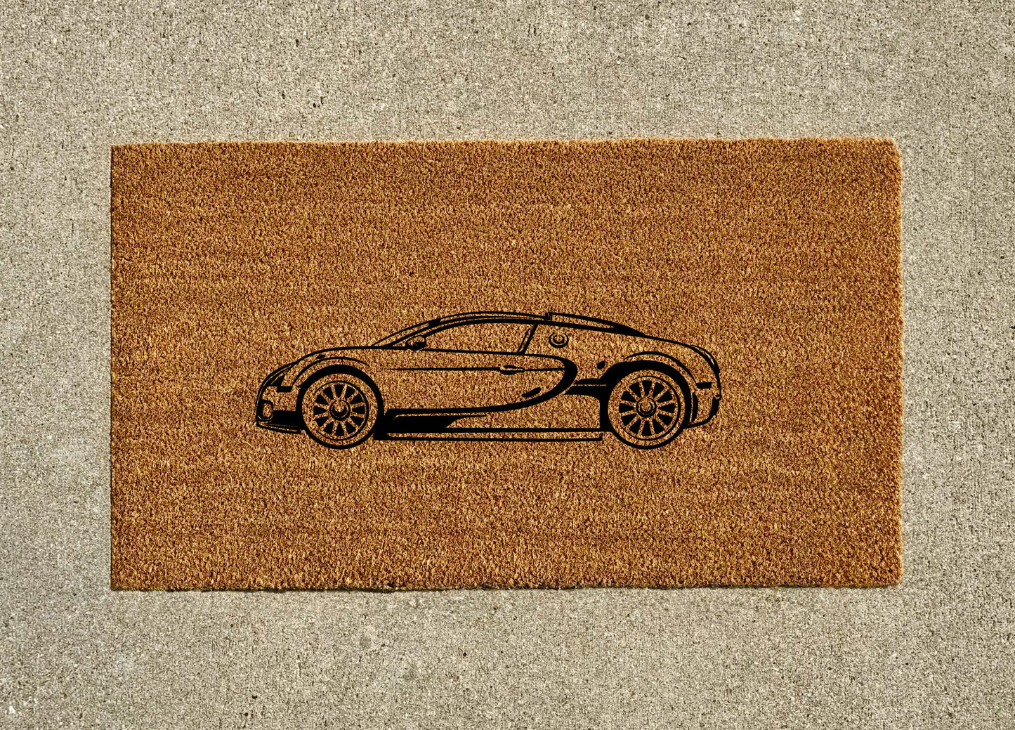 Bugatti Veyron Welcome Door Mat