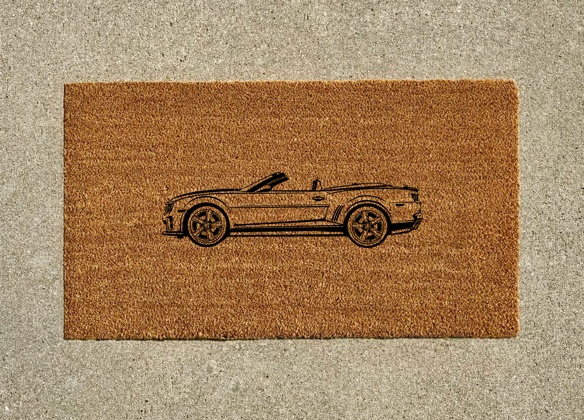 Chevrolet Camaro Convertible Welcome Door Mat