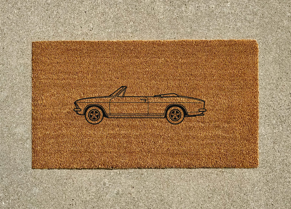 Chevrolet Corvair Convertible Welcome Door Mat