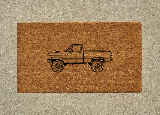 Chevrolet K10 Short Bed Pickup Welcome Door Mat