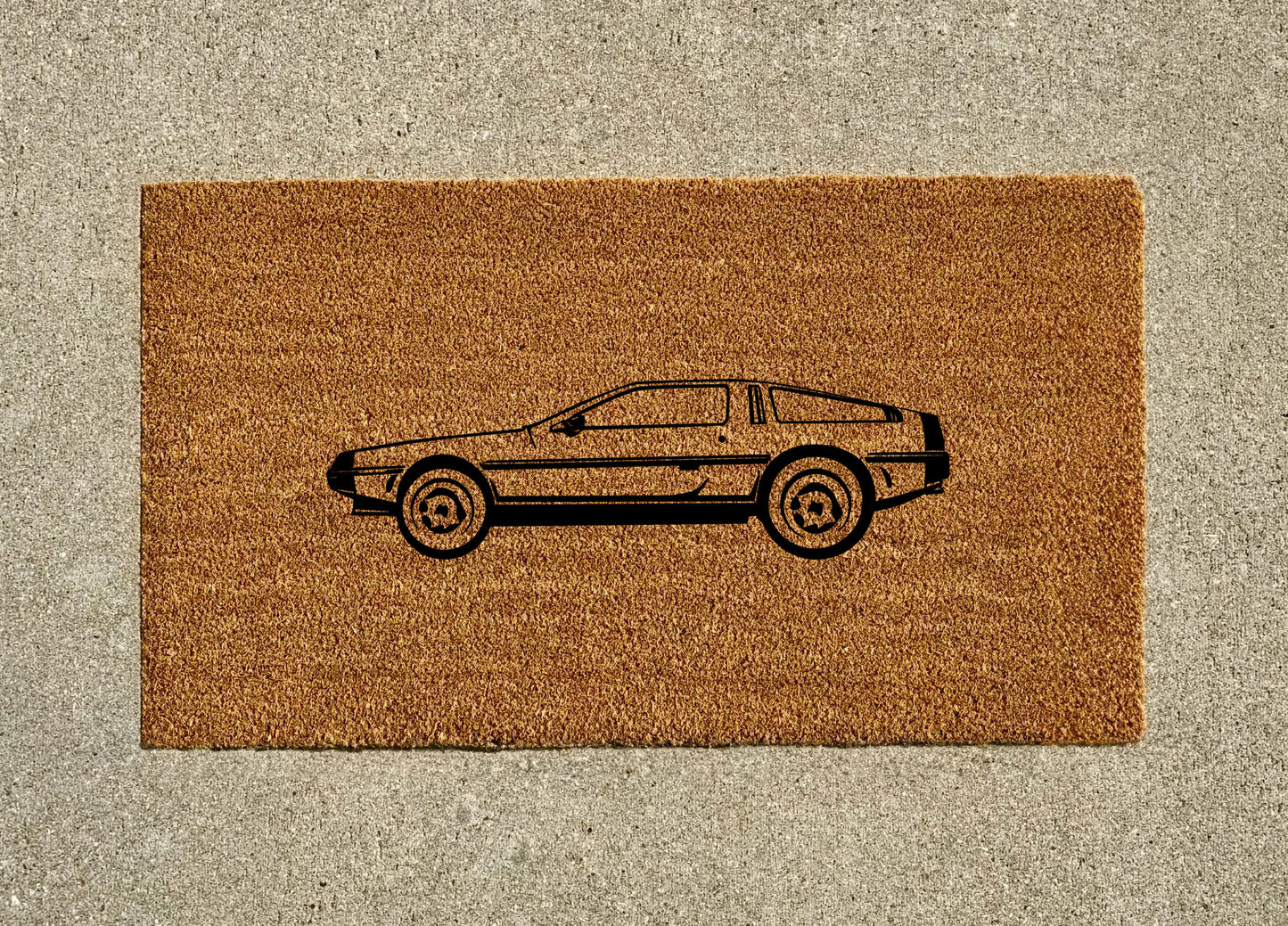 Delorian DMC Welcome Door Mat