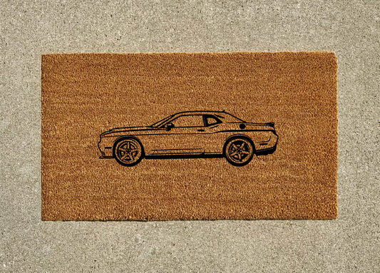 Dodge Challenger Welcome Door Mat