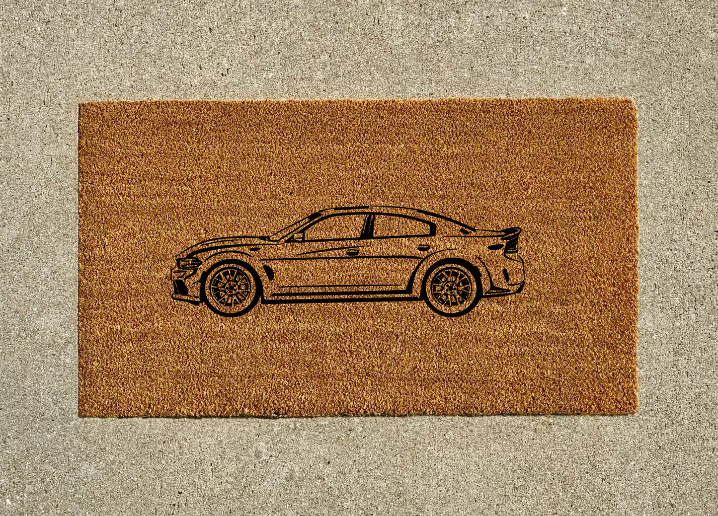 Dodge Charger Welcome Door Mat