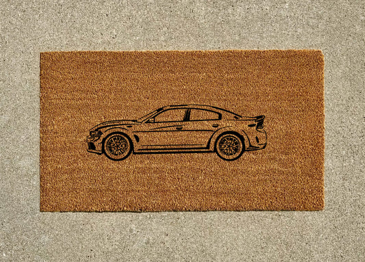 Dodge Charger Welcome Door Mat