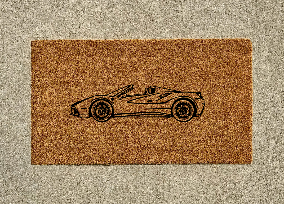 Ferrari 488 Spider Welcome Door Mat