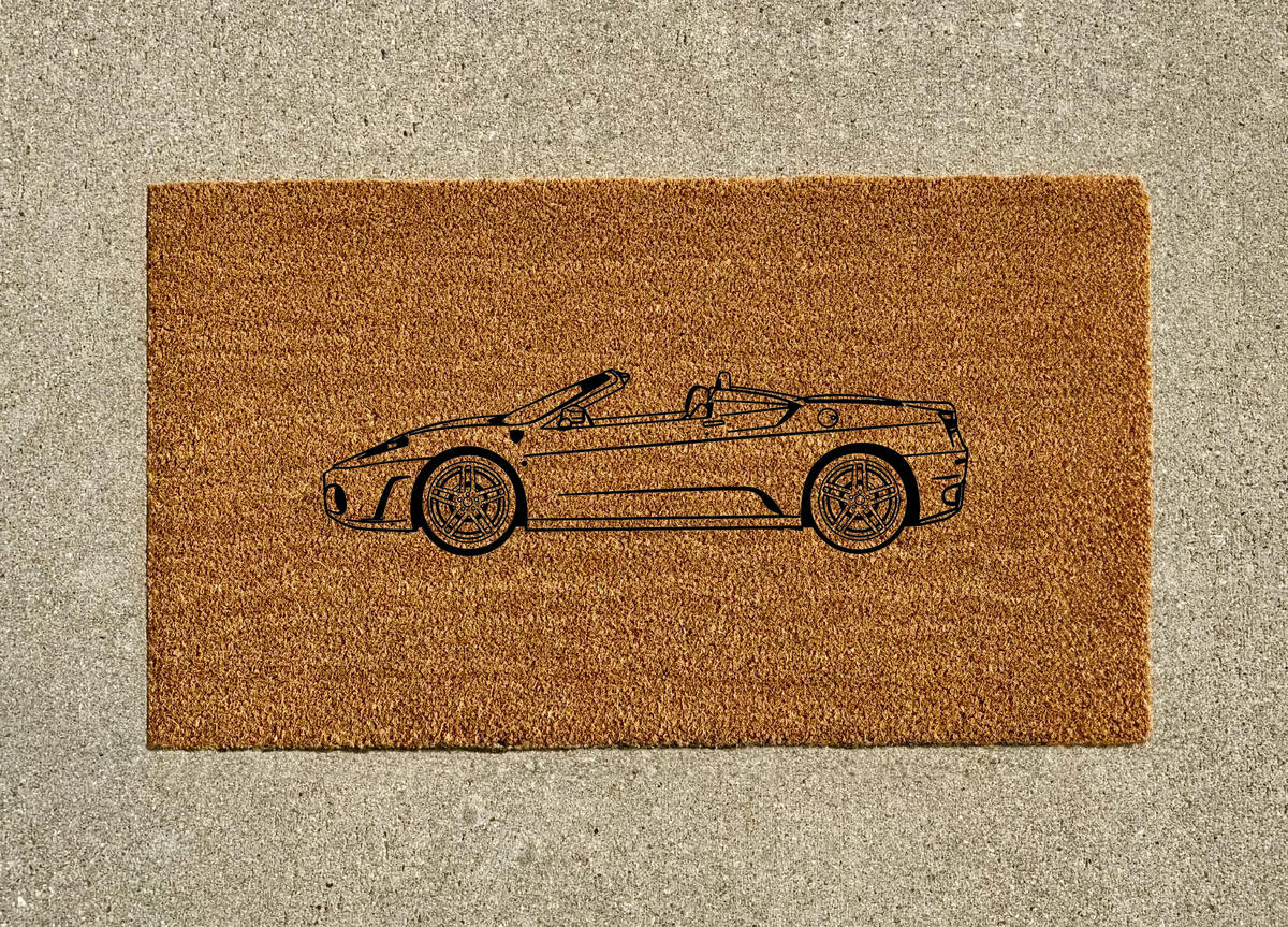 Ferrari F430 Spider Welcome Door Mat