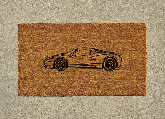Ferrari 458 Welcome Door Mat