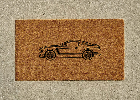 Ford Mustang Boss 302 Welcome Door Mat