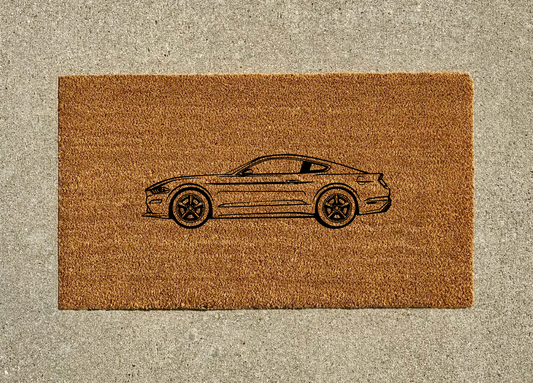 Ford Mustang Bullitt Welcome Door Mat