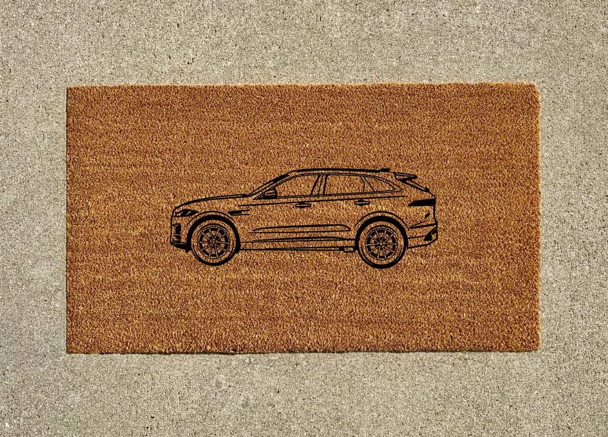 Jaguar F-Pace Welcome Door Mat