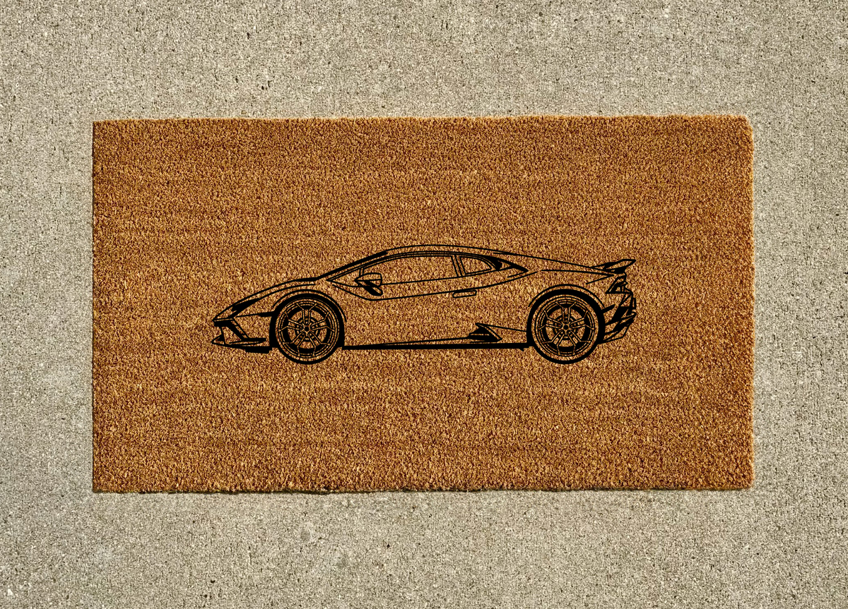 Lamborghini Huracan Tecnica Welcome Door Mat
