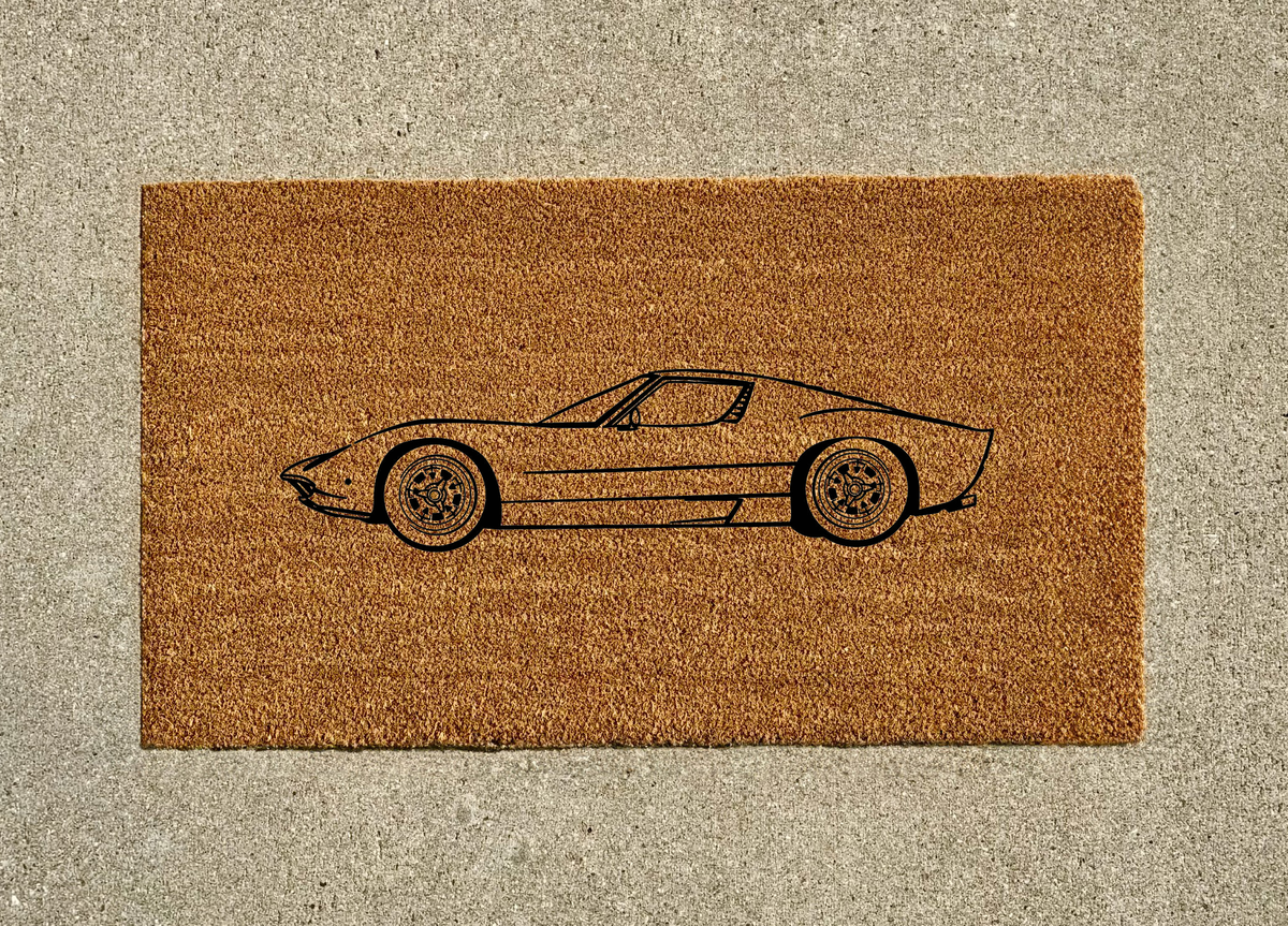 Lamborghini Miura Welcome Door Mat