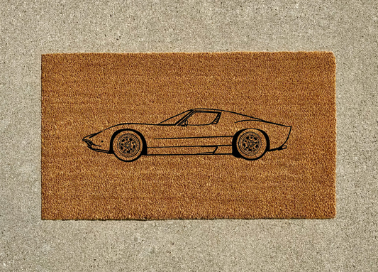 Lamborghini Miura Welcome Door Mat