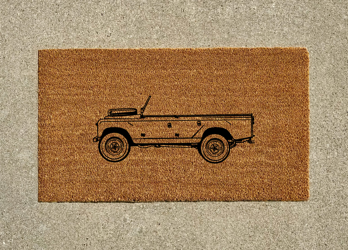 Land Rover Classic Open Top Welcome Door Mat
