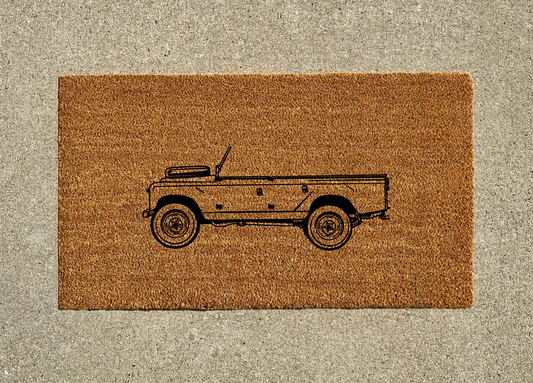 Land Rover Classic Open Top Welcome Door Mat