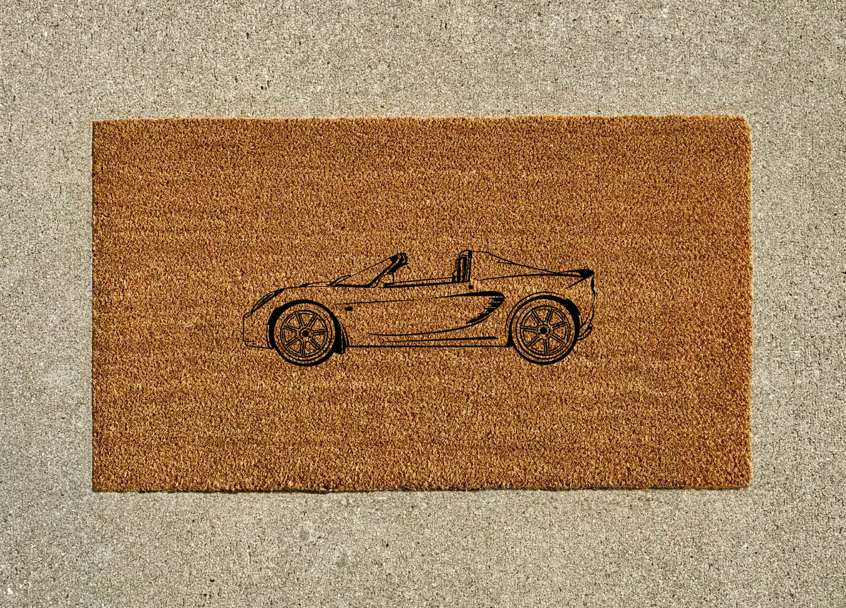 Lotus Elise Convertible Welcome Door Mat
