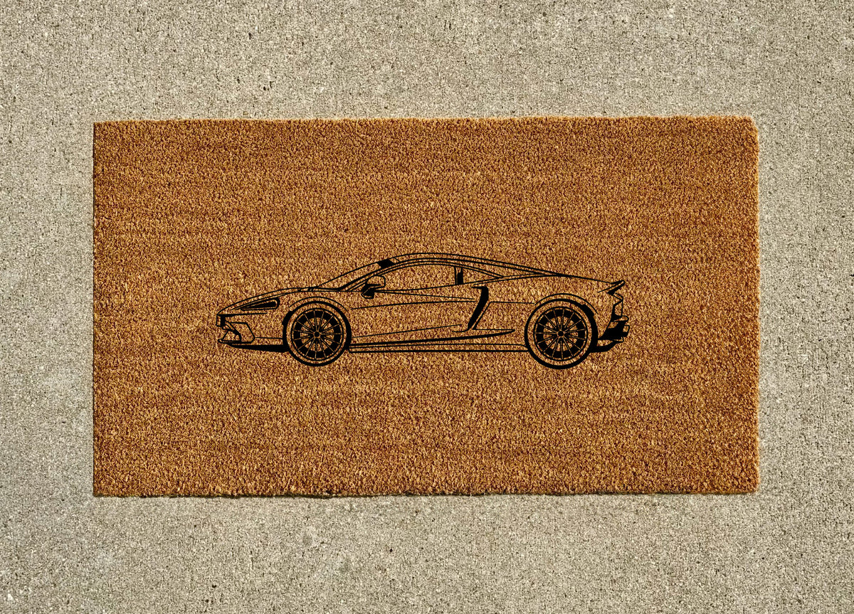 McLaren GT Welcome Door Mat