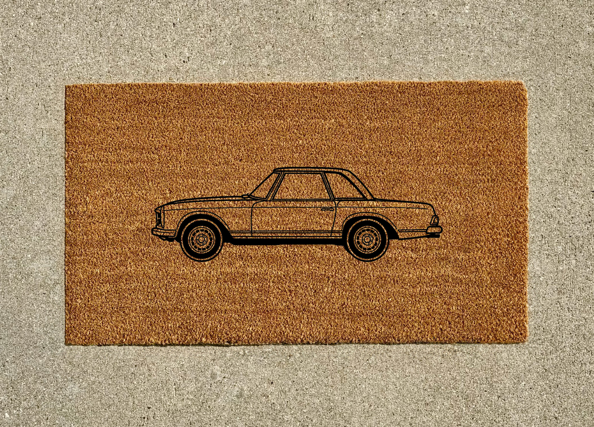 Mercedes 280SL Hardtop Welcome Door Mat