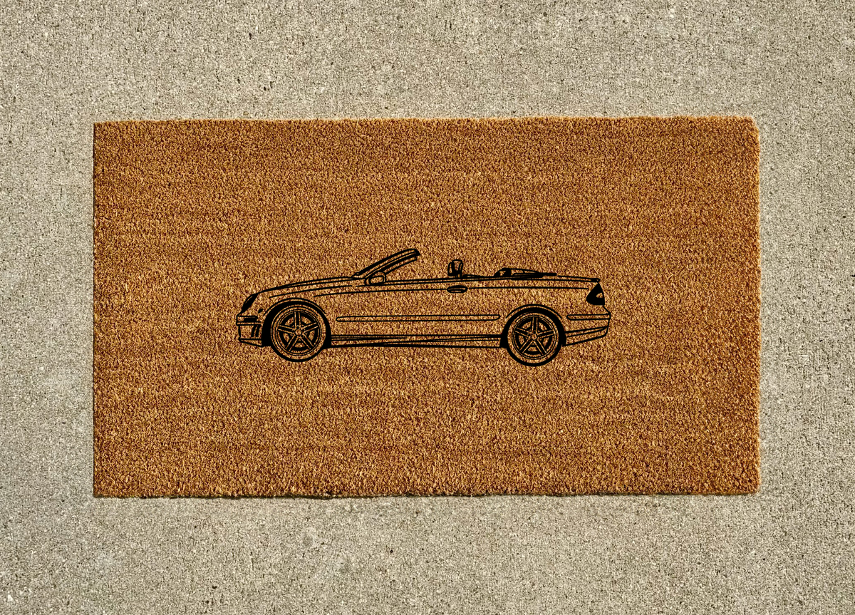 Mercedes CLK 6.3 Convertible Welcome Door Mat