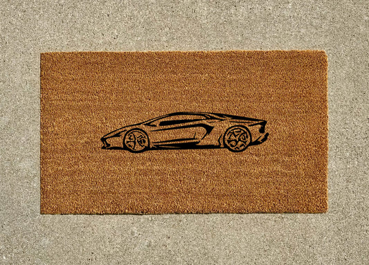 Lamborghini Aventador Welcome Door Mat