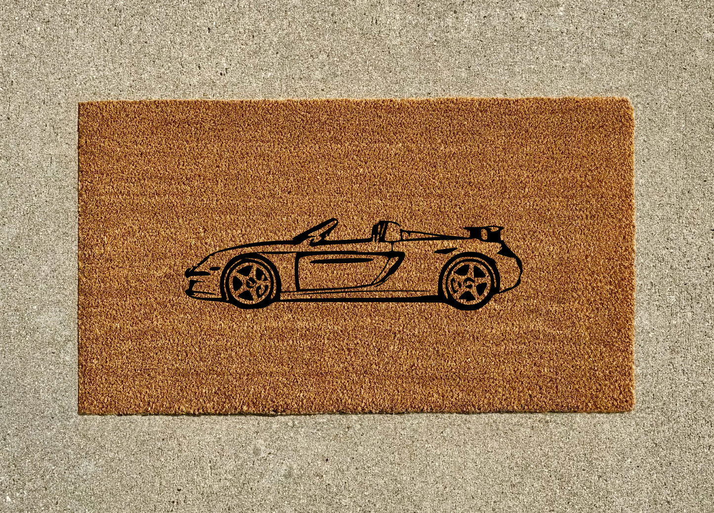 Porsche Carrera GT Welcome Door Mat